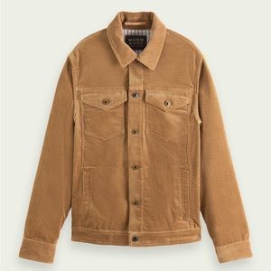 Scotch & Soda Men’s corduroy trucker jacket